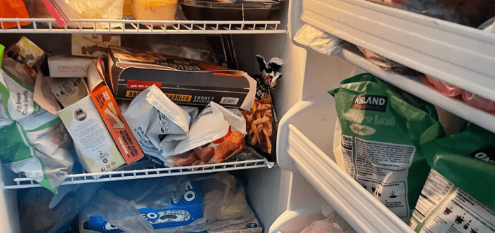 A Refrigerator Affected by Food Hoarding