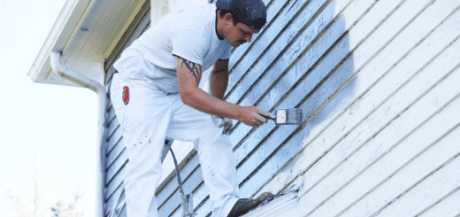 paint the house exterior