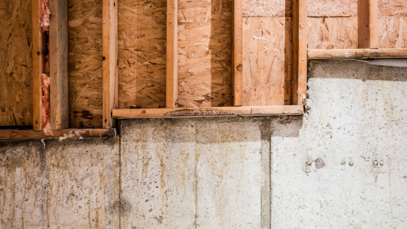 Basement Leak Stairs