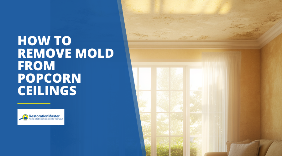 How to Remove Mold from Popcorn Ceilings - RestorationMaster How to Remove Mold from Popcorn Ceilings - RestorationMaster