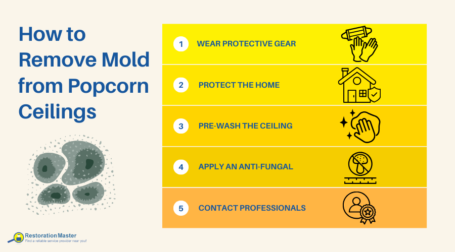 Mold Removal from Popcorn Ceilings - RestorationMaster Mold Removal from Popcorn Ceilings - RestorationMaster