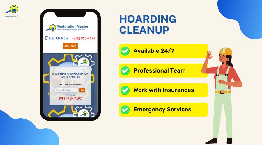 hoarding cleanup by restorationmaster