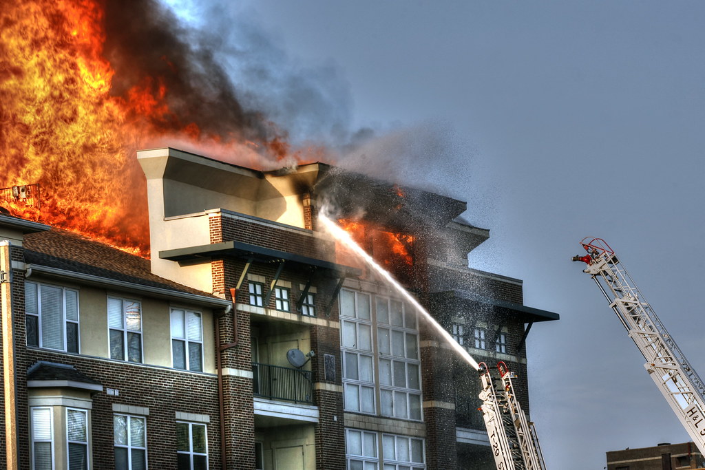 Apartment fire apartment fire