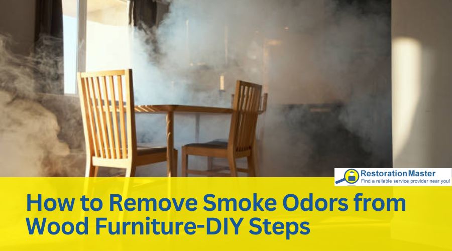 how to remove smoke smell from wood furniture