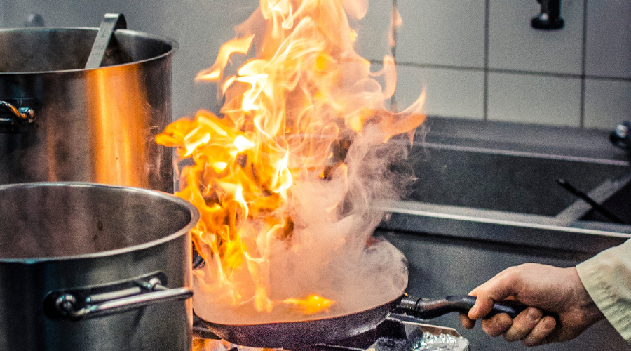 Kitchen Grease Fire