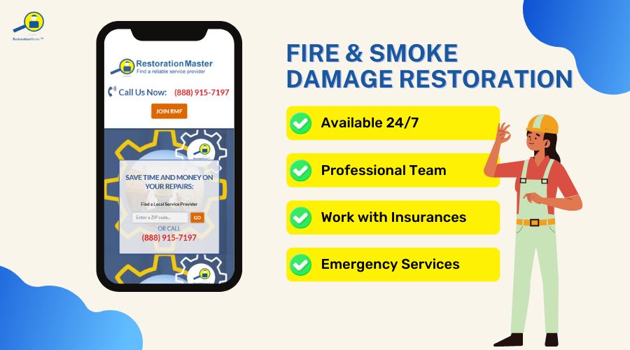 fire damage restoration - RestorationMaster