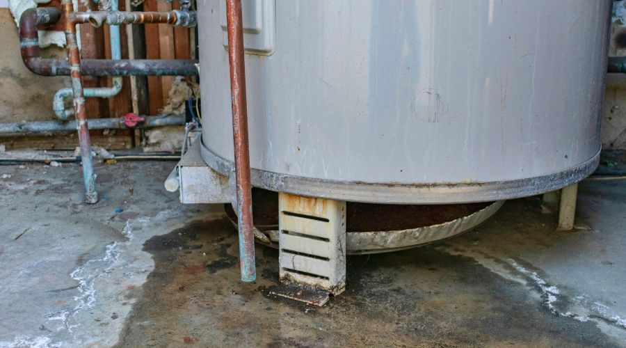 water softener leaking from bottom