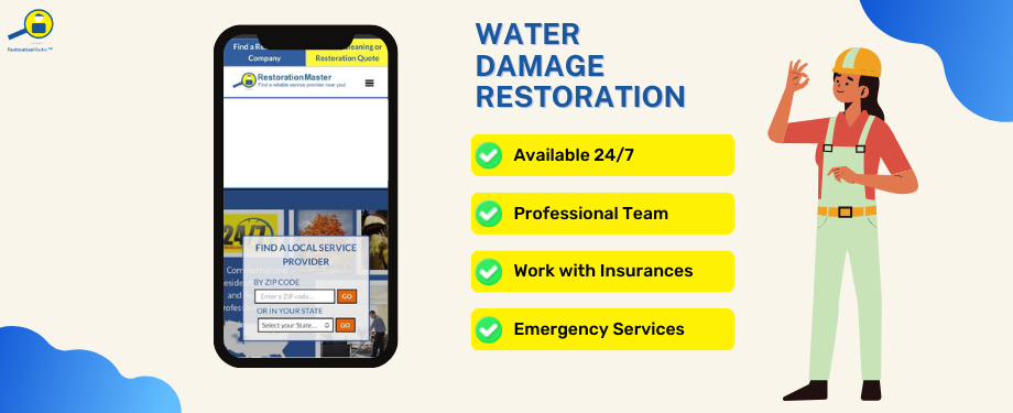 water damage restoration services by RestorationMaster water damage restoration services by RestorationMaster