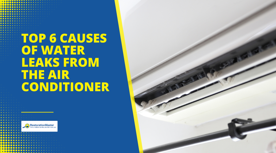 Air Conditioner Leaking Water - RestorationMaster
