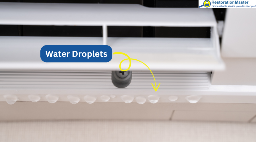Water Dripping from Air Conditioner - RestorationMaster