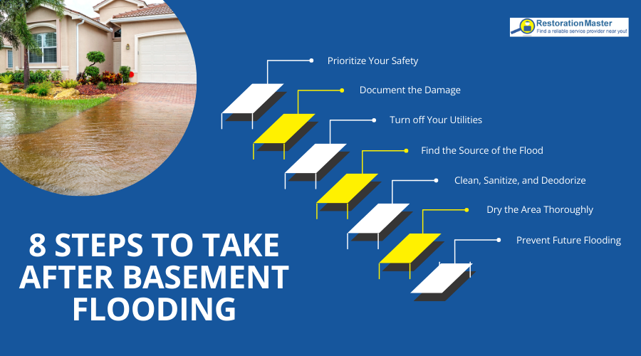 Steps to Take After Basement Flooding - RestorationMaster