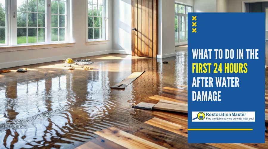 what to do in the first 24 hours of water damage