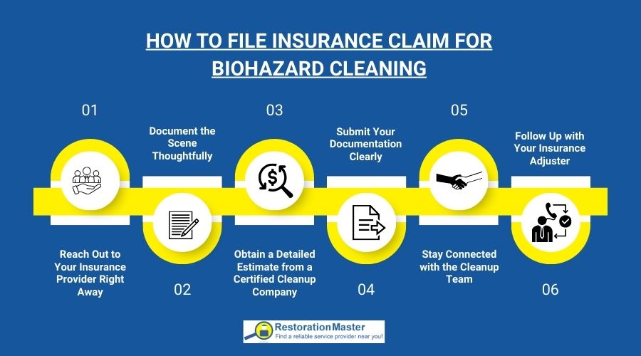 step by step process to file insurance claims for biohazard cleaning step by step process to file insurance claims for biohazard cleaning