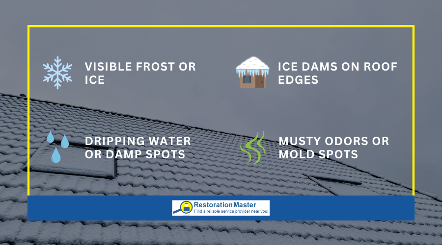 Signs of Attic Frost - RestorationMaster