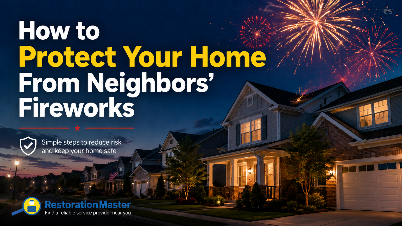 How to Protect Your Home From Neighbors' Fireworks